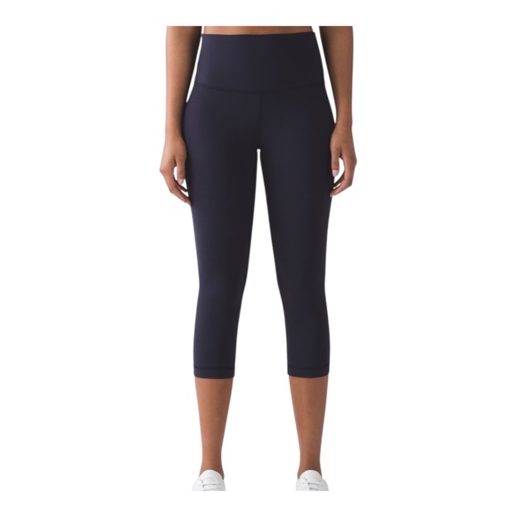 lululemon athletica Pants - Lululemon Align Crop *19”, Size 4, Midnight Navy